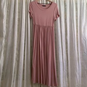 Saints 21 mauve pink midi dress